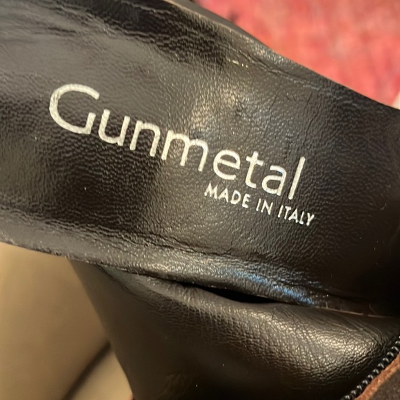 Gunmetal high heel boot - Picture 5 of 7